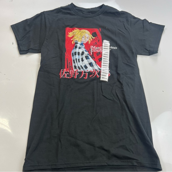 spencer’s Tokyo revengers black shirt j37 - Picture 1 of 2